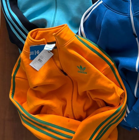IDA Orange Colour With Side Print Premium Quality Zipper Sweatshirt 199308