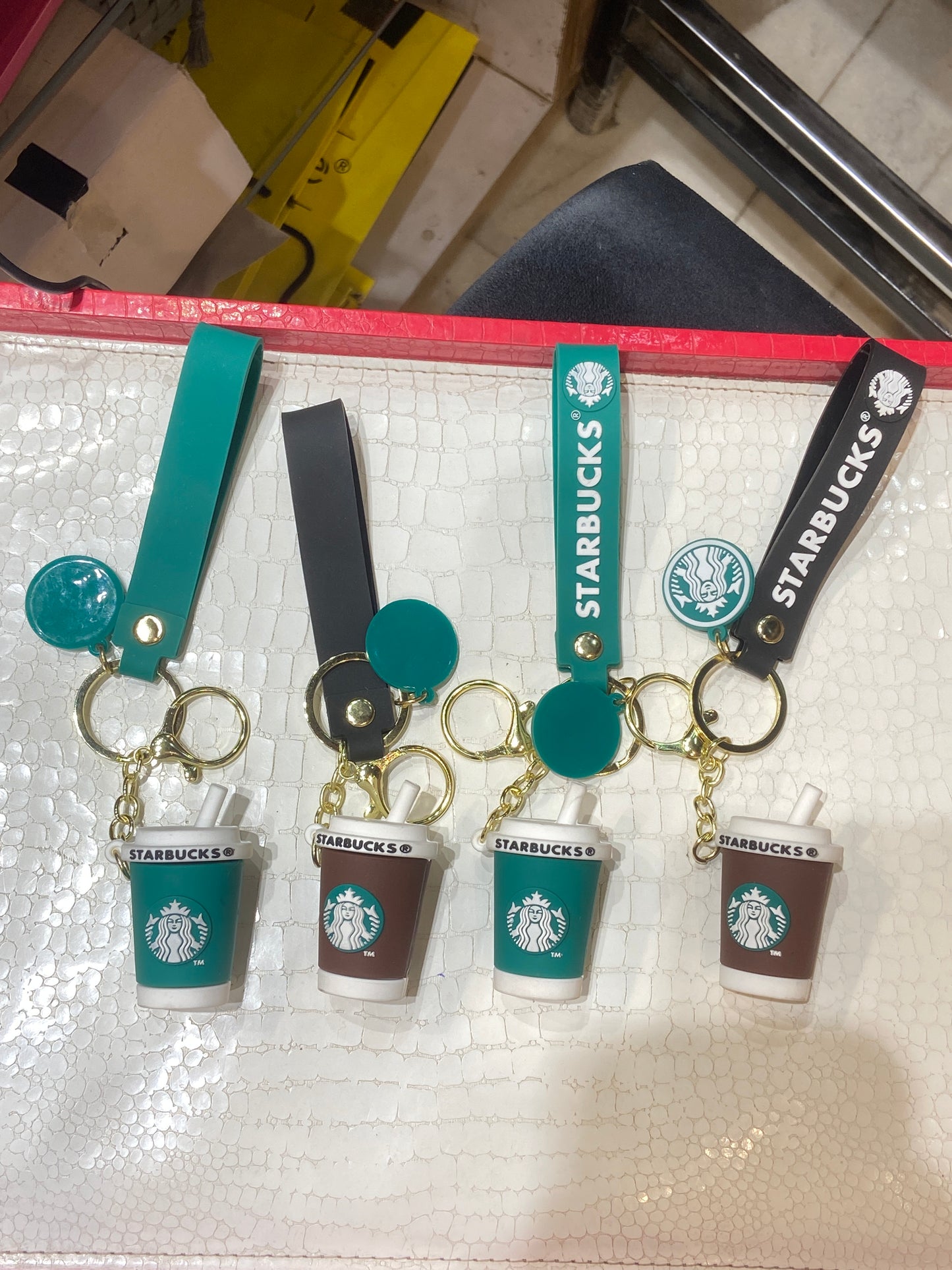Starbucks Silicon 3D Keychains 988436