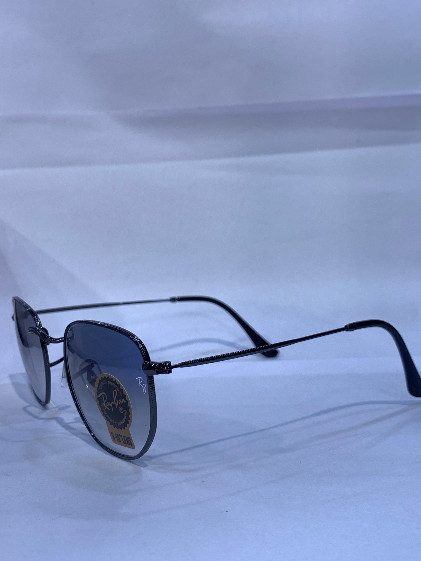 YAR Back Frame Light Blue Trance Shade Unisex Sunglass RB3548 62 16 125