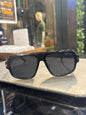 Mot Black Frame Black Shade Unisex Sunglass SUN502