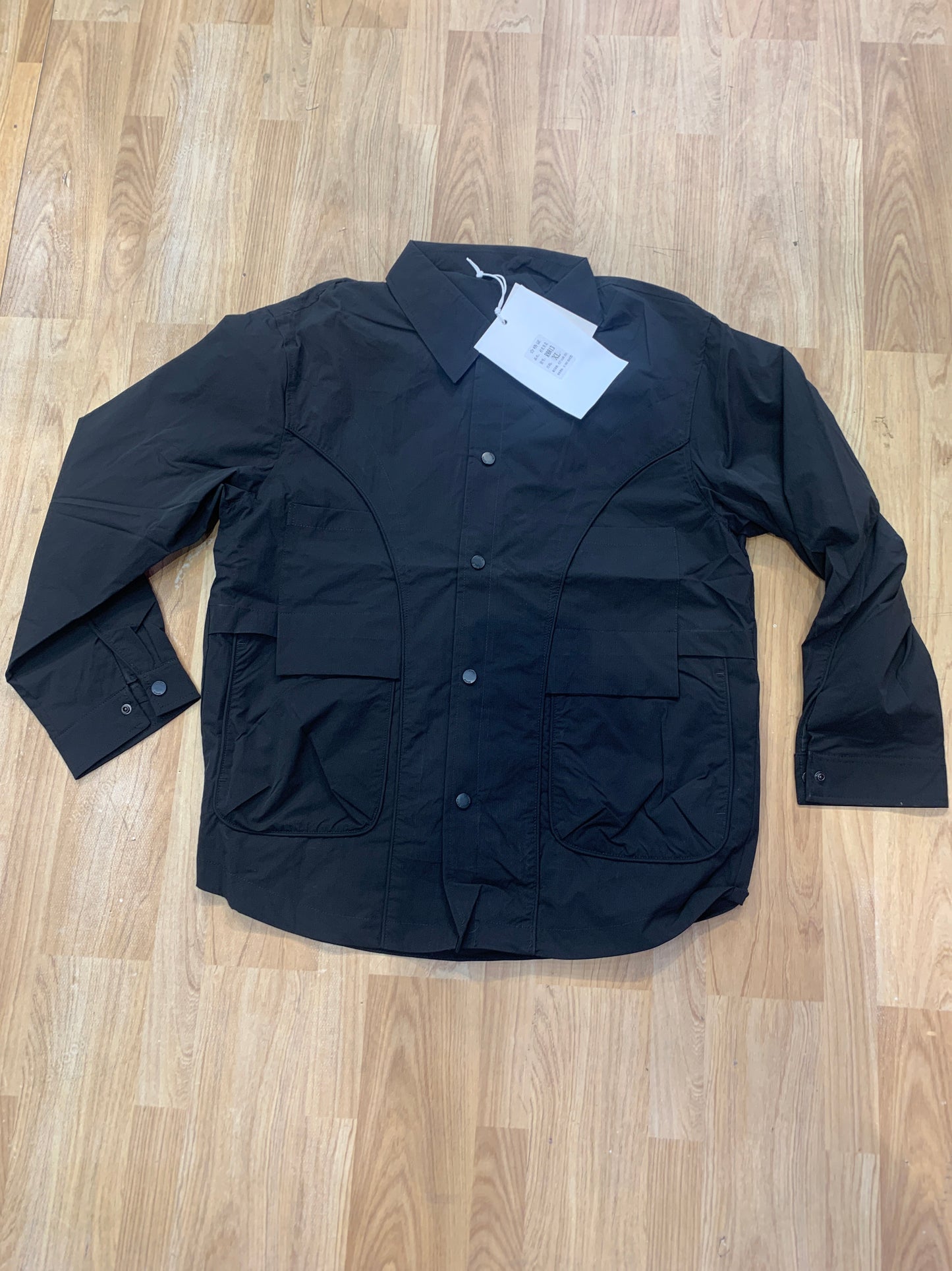 Korean style Saket Black Colour With pockets R8814