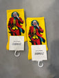 Scenario Yellow Colour Joker Print Premium Quality Full Socks 991180