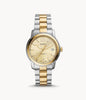 Sof Silver Gold Chain Yellow Dial Ladies Watch 901524