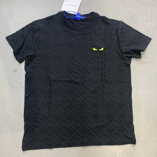 JSY NEF FEN Black Colour Yellow Eye Round Neck Imported Unisex Tshirt 2850