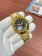 Dar Gold Chain Black Dial Automatic Men Watch 901862