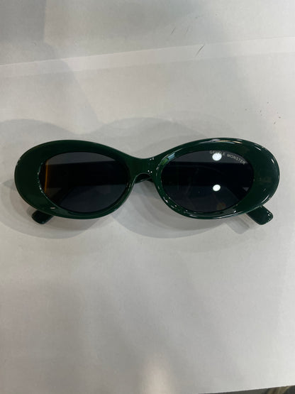 NEG GEN Green Frame Black Shade Unisex Sunglass ZN3851 54 17 145