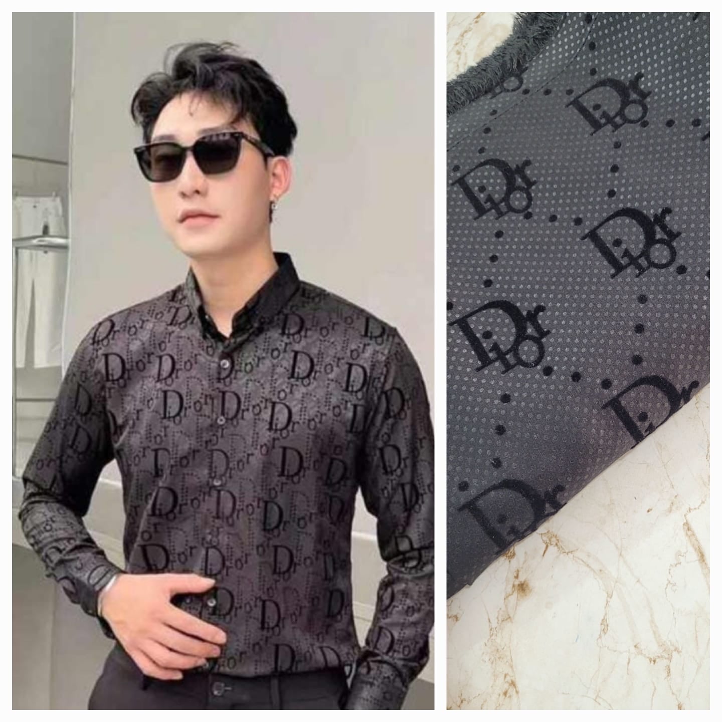 OID Black Colour With Oid Print Full Sleeve Premium Quality Shirt 62601