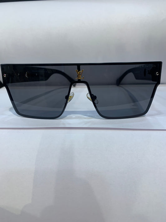 Uol Black Frame Black Shade Unisex Sunglass 58370 64 16 144 C1
