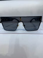 Uol Black Frame Black Shade Unisex Sunglass 58370 64 16 144 C1