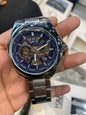 Mot Silver Chain Silver Ring Blue Dial Automatic Men Watch 990423