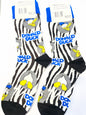 Scenario Black White Colour Donald Duck Print Premium Quality Full Socks 991156