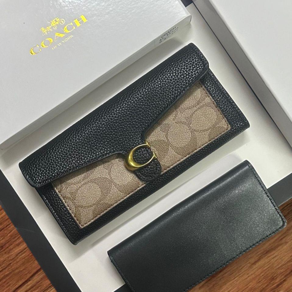 AOC COA Black Apricot Colour C Buckle Ladies Clutch 227