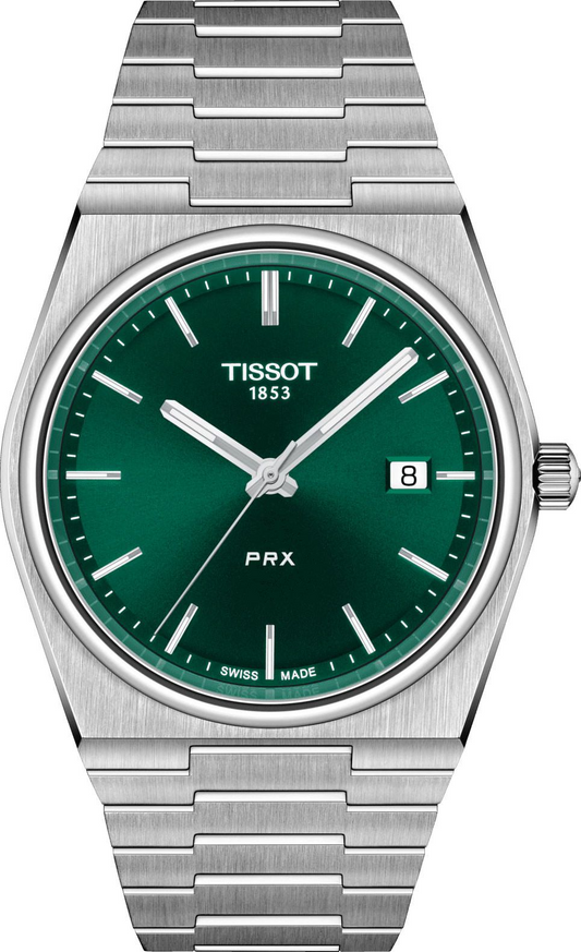 SIT Silver Chain Green Dial Premium Prx Edition Quality Japanese Machinery Watch 980501
