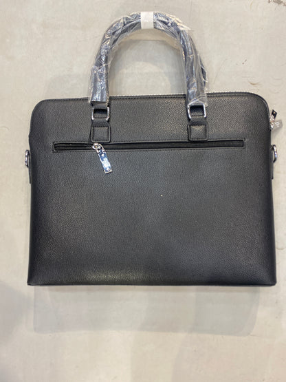 CUG GG Print Black Colour With Leather Quality Laptop Bag GY8205-5#
