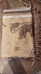 Her Reh Brown Colour With Carriage with Horse Print Winter Muffler 0300