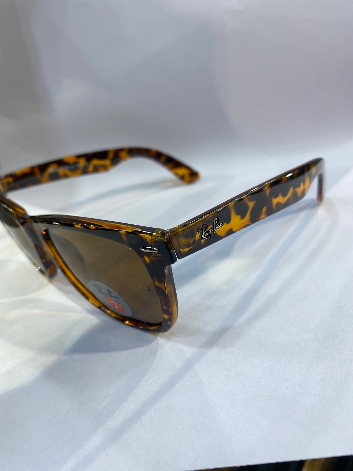 YAR RB Leopard Frame Brown Shade Unisex Big Size Sunglasses RB2140 902 54 18 3N