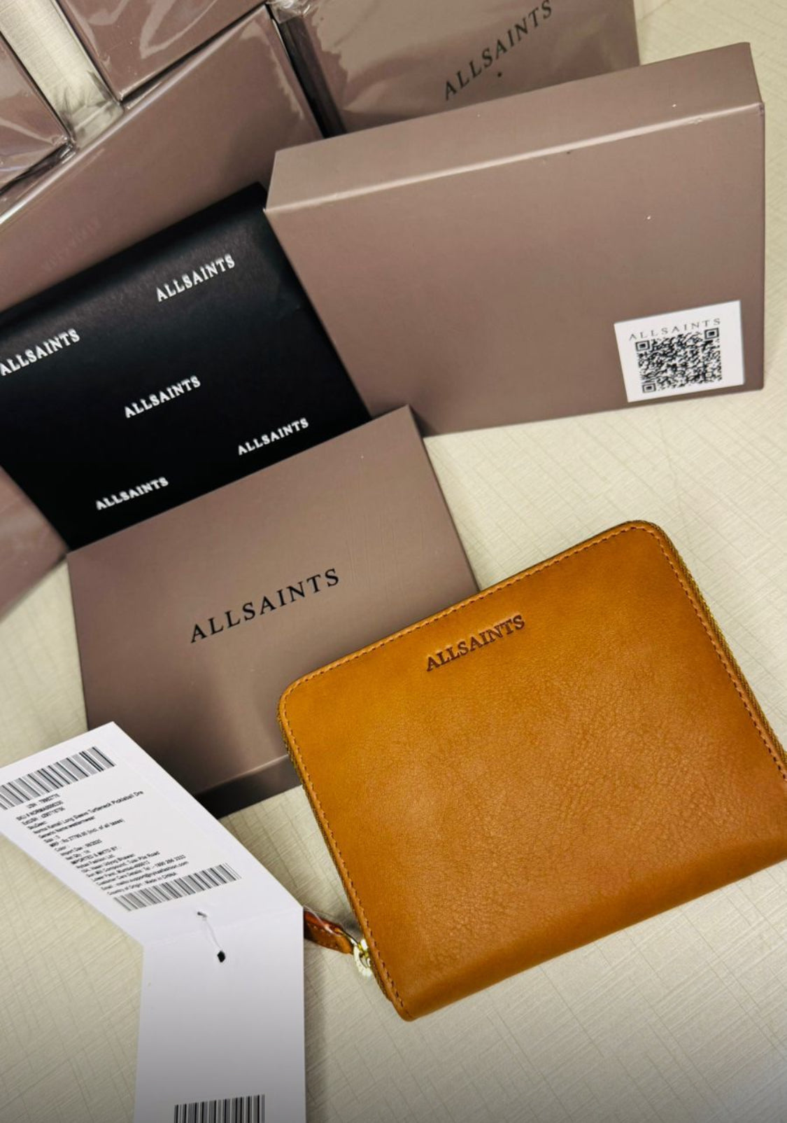 LLA ALL SYL Genuine leather Premium Quality Unisex Zipper Wallet 989724