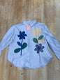 Raz Zar XIXI Studio Blue Colour Flower Print Full Sleeve  Free Size Shirt 989435