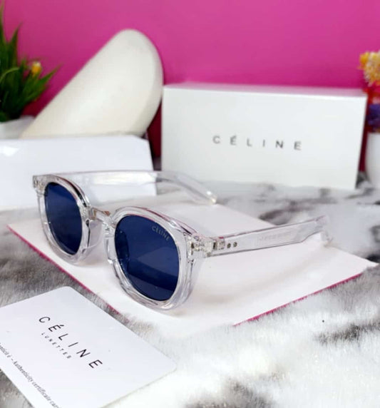 LECn transparent Frame Blue Shade Unisex sunglasses ZS98140 52 16-141