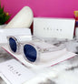 LECn transparent Frame Blue Shade Unisex sunglasses ZS98140 52 16-141