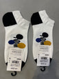 Yplrf White Black Colour Yellow Blue Black Print Premium Quality Ankle Socks 991266