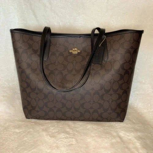 Aoc Monogram Design Premium Quality Tote Ladies Bag 8913