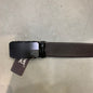 NOM MON Black Buckle Brown Strap Autolock Imported Italian Leather Men’s Belts 989761