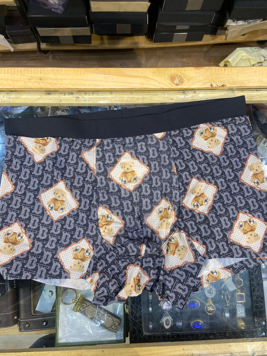 RUB BUR Black BB Teddy Printed Premium Quality Imported Men’s Trunk 989255