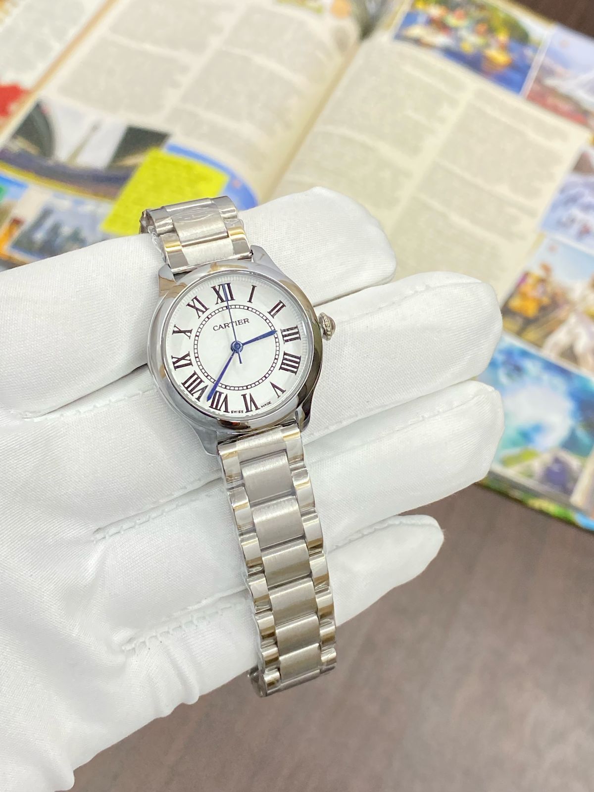 Rac Silver Chain White Dial Ladies Watch 901794