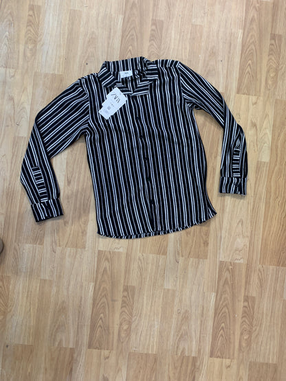 RAZ Black White Colour With Crochet Design Premium Quality Full Sleeve Shirt 8094