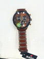 DAR Brown Dial Copper Brown Chain All Chrono Date Working Men’s Watch 990917