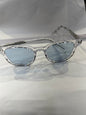 ARP PRA Transparent Frame Blue Shade Unisex Sunglasses 99312 50 21 145