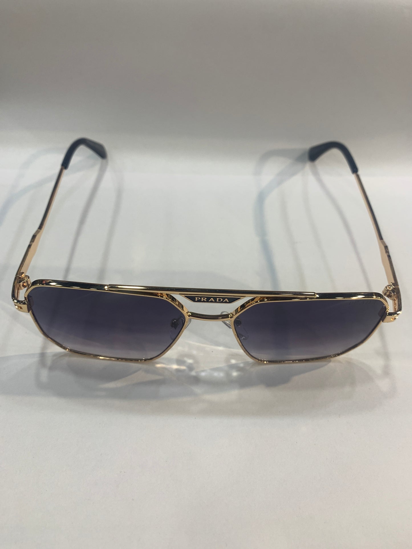 Arp Golden Black Frame Black Shade Unisex Branded Sunglasses 2102 58 18 140 C4