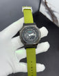 Hsg Green Strap Black Dial Water resistant Sports Men Watch 989477