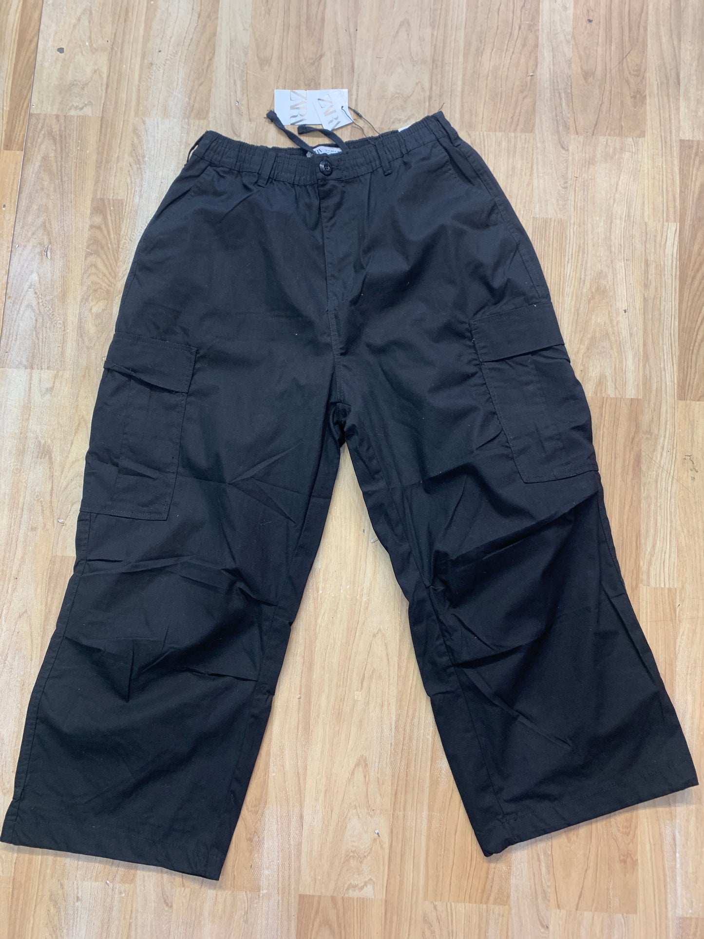 RAZ Cargo Black  Colour Four Pocket Straight Fit H9056