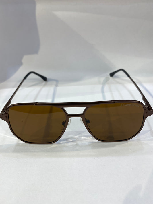 UOL LV Brown Frame Brown Shade Unisex Sunglass MJ 529 53 16 142