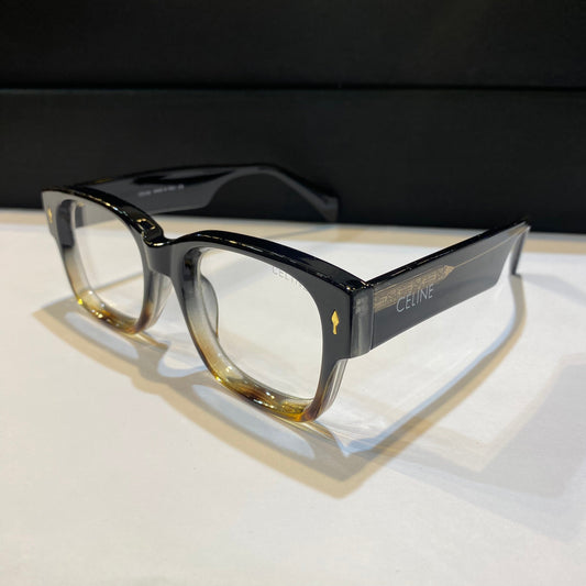 Lec Black Frame Transparent Shade Unisex Sunglass 97003 ￼50 21 148 C4