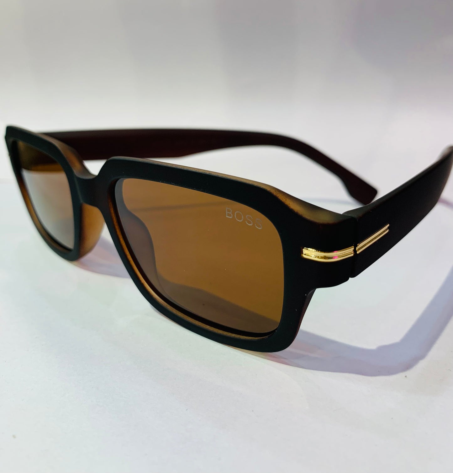 SOB Brown Matte Frame Brown Shade Unisex Premium Quality Sunglass 2418 53 20-143