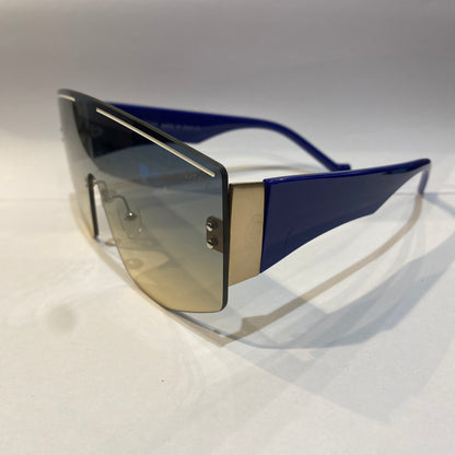 OID Frameless Trancy Multi Shade Blue Stick Unisex Sunglasses 21038 53 19 138