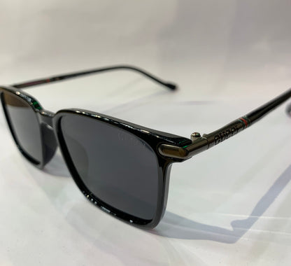 CUG Black Frame Black Shade Premium Quality Unisex Sunglass 21122 53 17 143