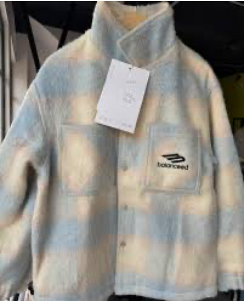 LAB Jacket White & Blue Colour 13007