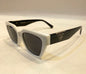 ARP White Frame Black Stick Black Shade Sunglass 8993 54 19-146 C2