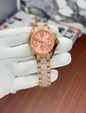 Cim Copper Pink Chain Peach Dial Ladies Watch 901342