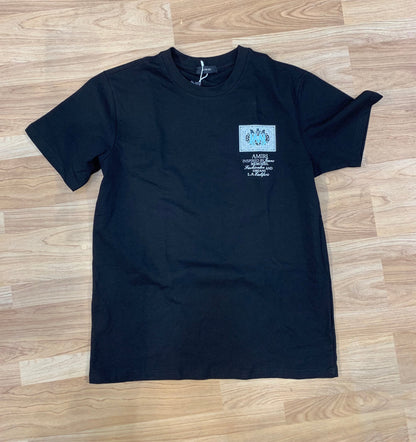 IMA Black Colour Back Print Premium Quality Half Sleeve Tshirt 636101