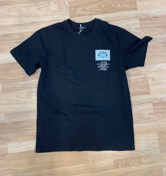 IMA Black Colour Back Print Premium Quality Half Sleeve Tshirt 636101