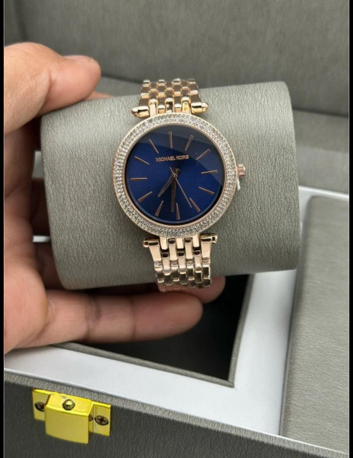 CIM Blue Dial Copper Chain ladies Watch 990686