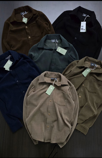 M&H coat set Shirt Full sleeve & Lower Navy Blue 8085