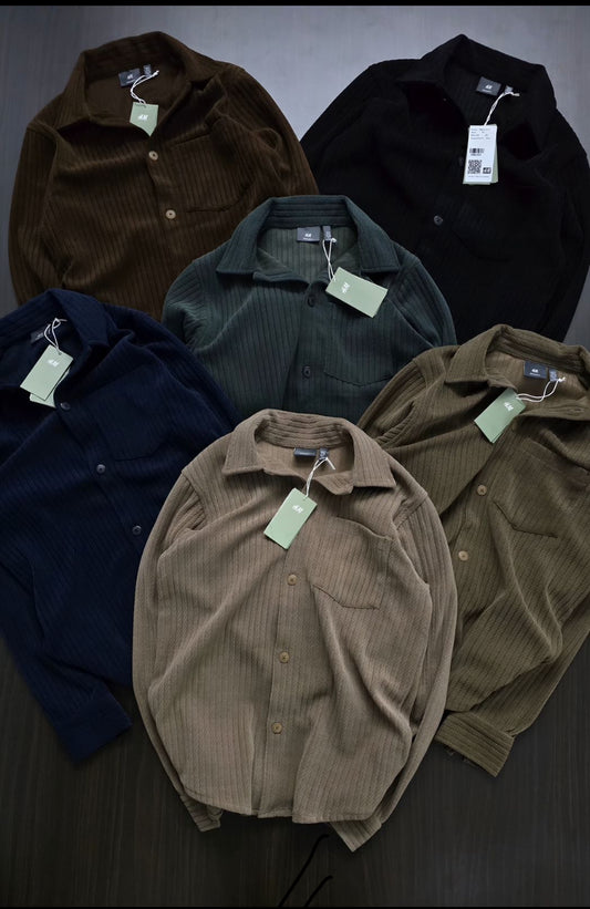 M&H coat set Shirt Full sleeve & Lower Navy Blue 8085