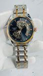 Sit Copper Ring Black Dial Silver Copper Chain Automatic Men’s Watch 990255