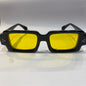 SOM Black Frame Yellow Shade Unisex Sunglasses 3849 49 22 144